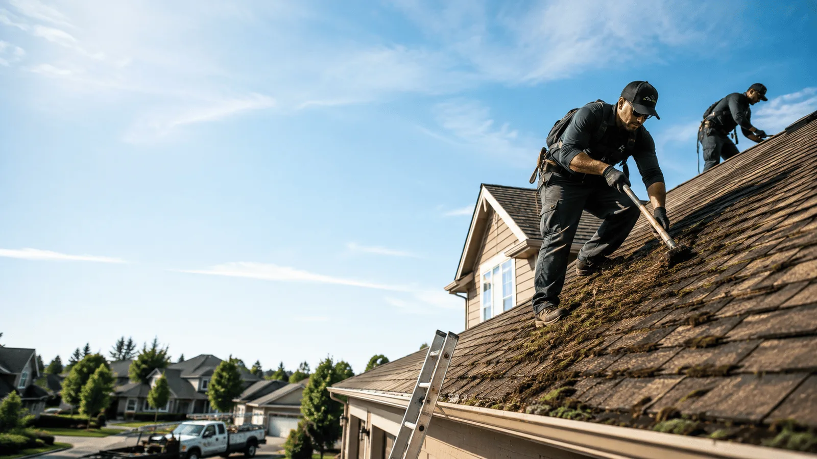Roof Moss Removal in Marengo, WI near me